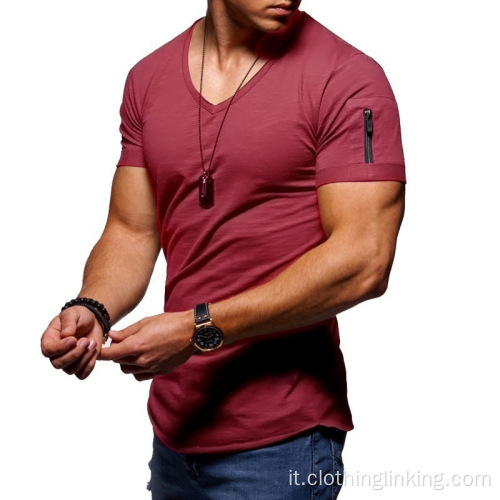 Muscle Bodybuilding Training Fitness Tee Top